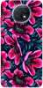 Foto Case Xiaomi Redmi NOTE 9T 5G różowo czarne kwiaty