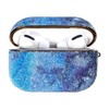 Kingxbar Rainbow błyszczące brokatowe etui pudełko pudełeczko na słuchawki AirPods Pro niebieski