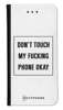 Portfel Wallet Case Oppo A35 don't touch my phone