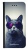 Portfel Wallet Case Samsung Galaxy A7 2018 kot w okularach galaxy