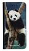 Portfel Wallet Case Xiaomi 11T / 11T Pro panda na drzewie