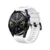 Strap One silikonowa opaska pasek bransoleta bransoletka do zegarka Huawei Watch GT 3 42 mm biały